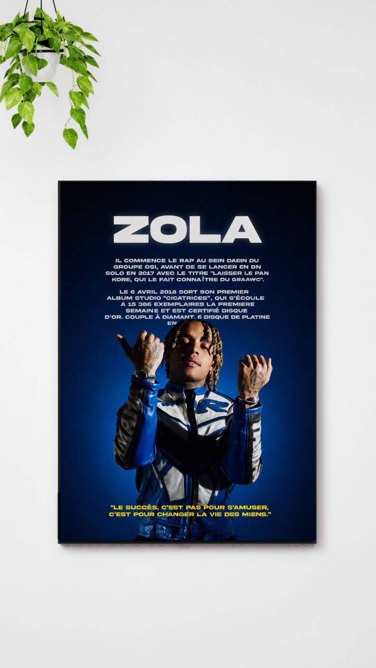 Affiche Rap - Zola