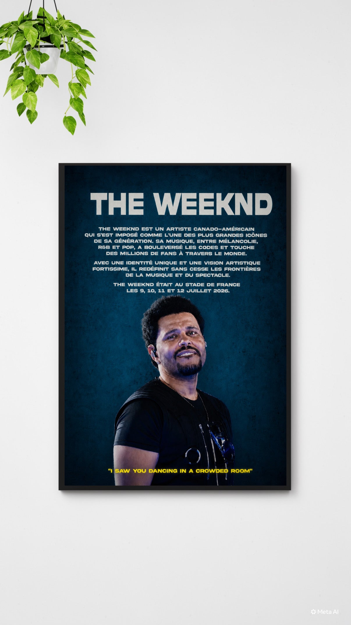Affiche Rap - The Weekdn