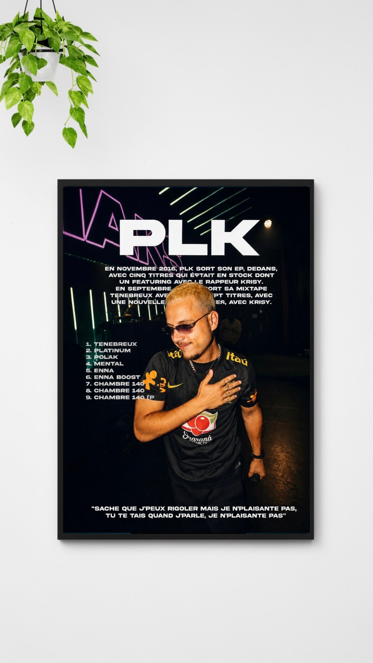 Affiche Rap - PLK