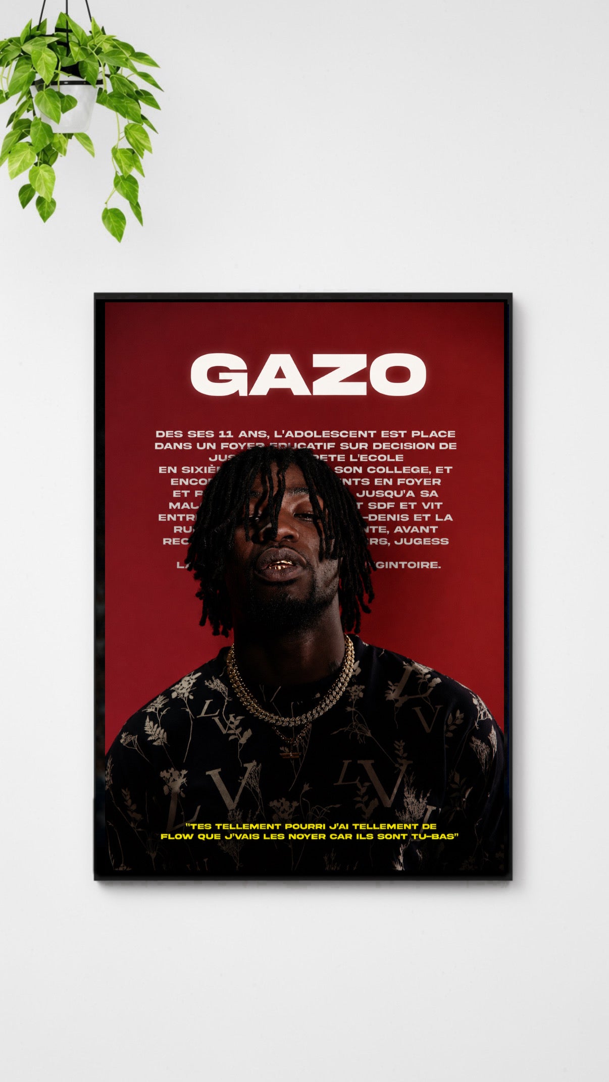 Affiche Rap - Gazo
