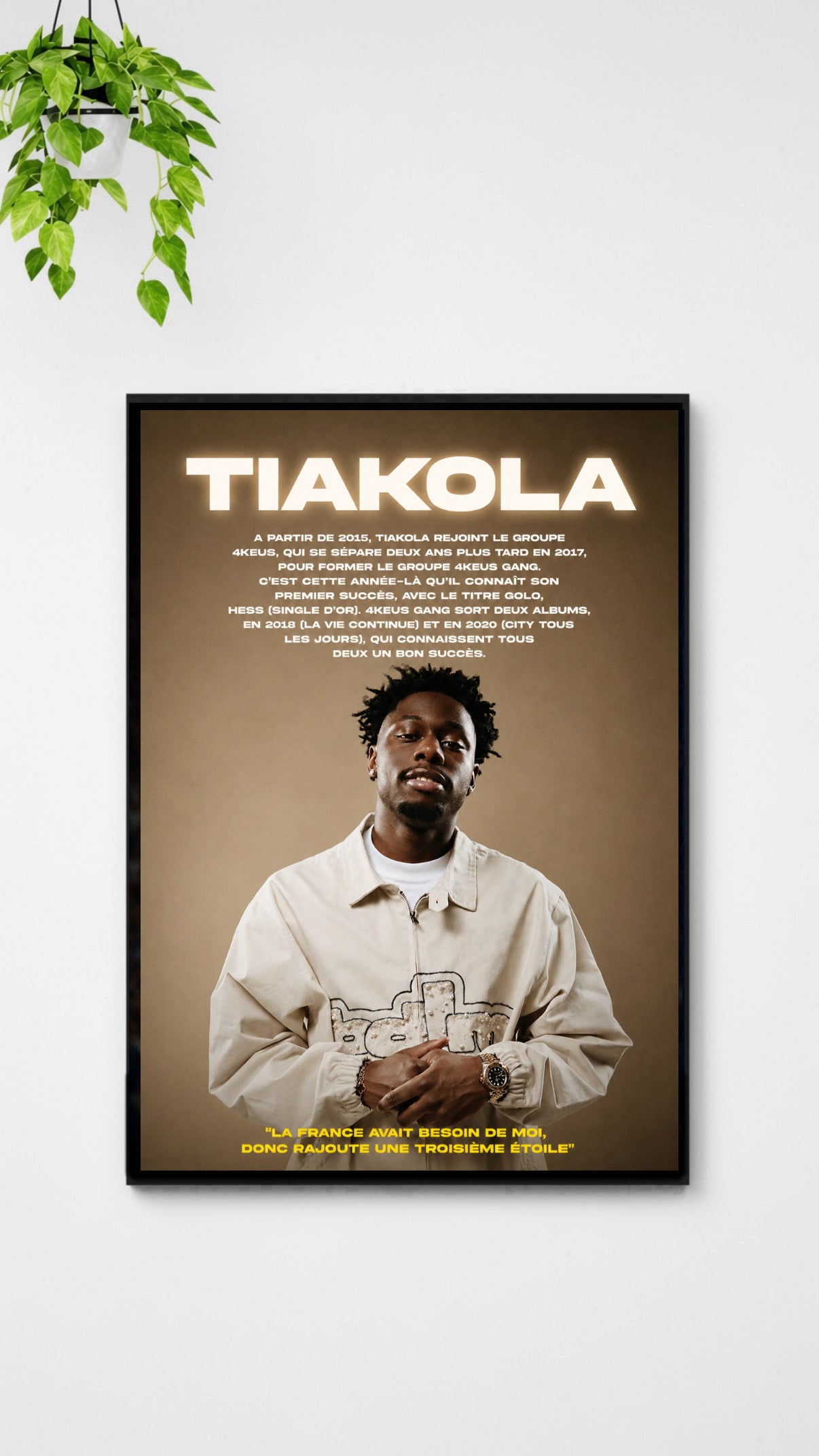 Affiche Rap - Tiakola