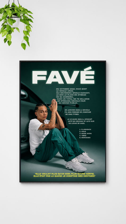 Affiche Rap - Favé