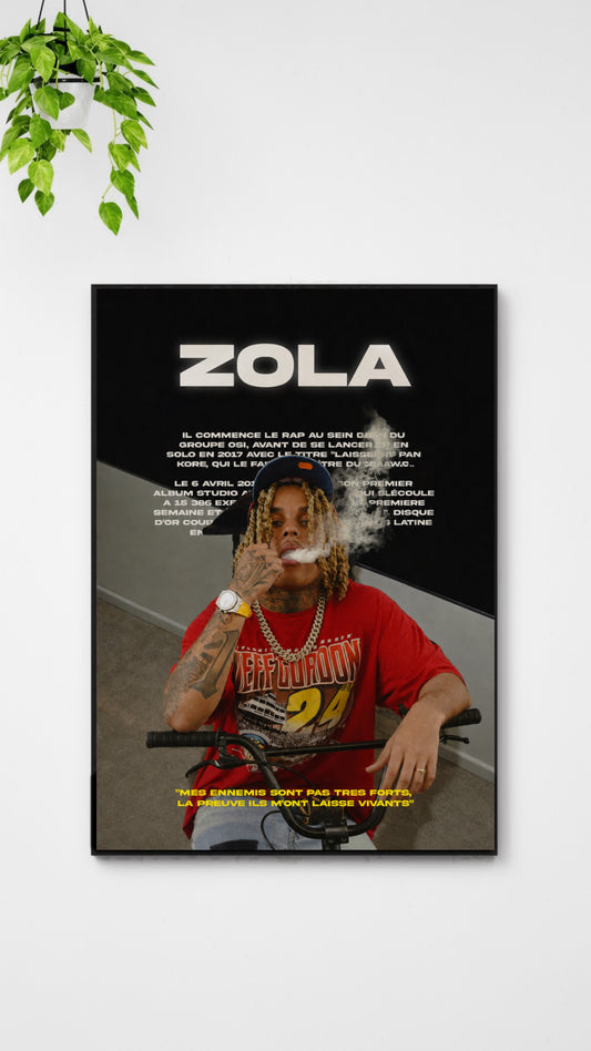 Affiche Rap - Zola