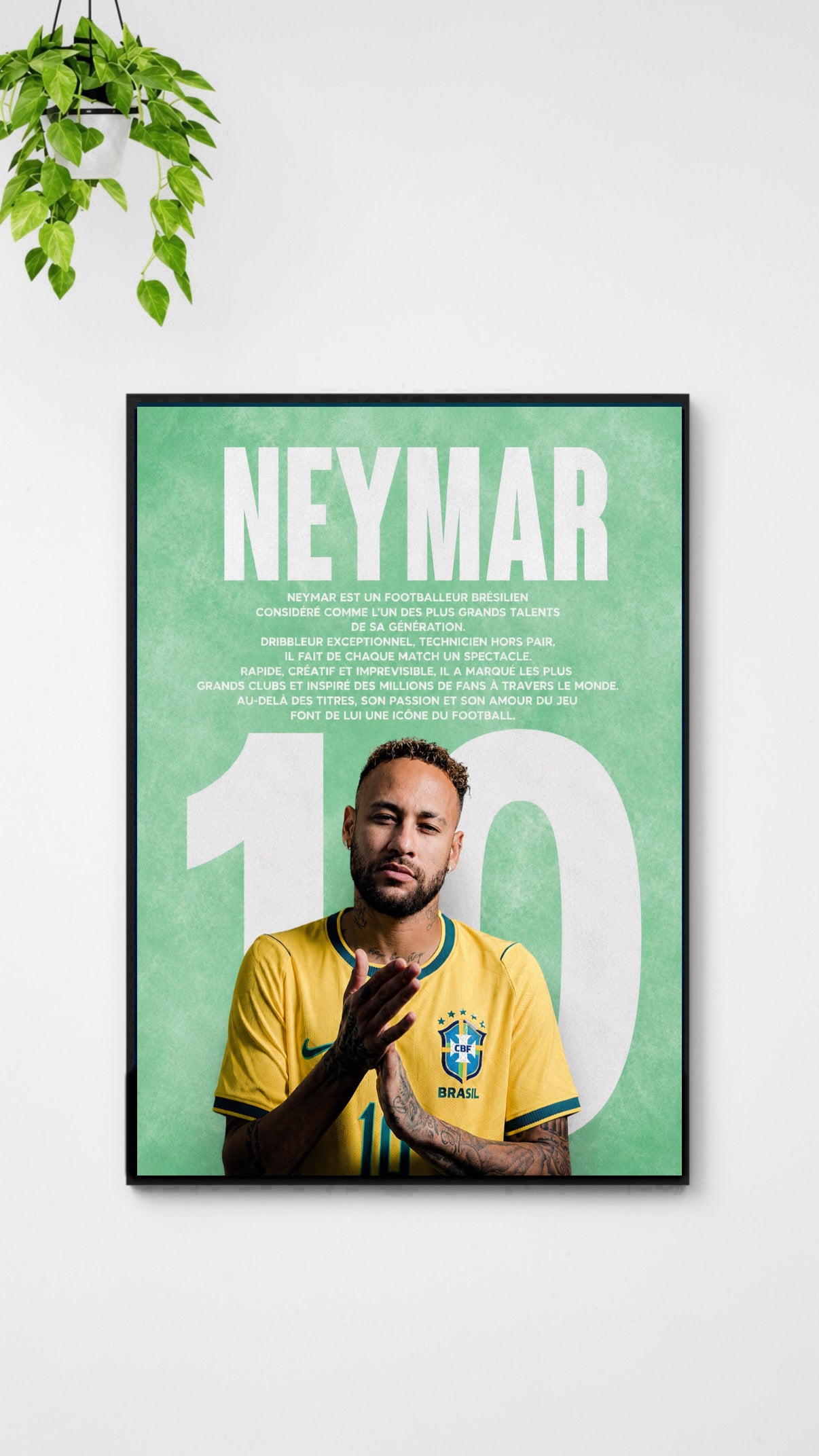 Affiche Foot - J. Neymar
