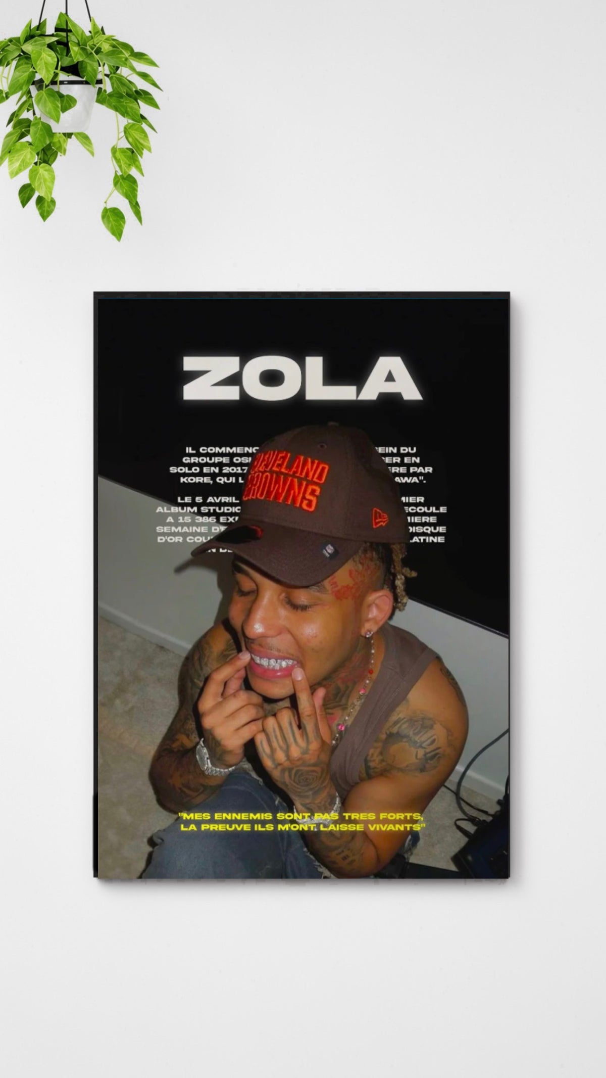 Affiche Rap - Zola