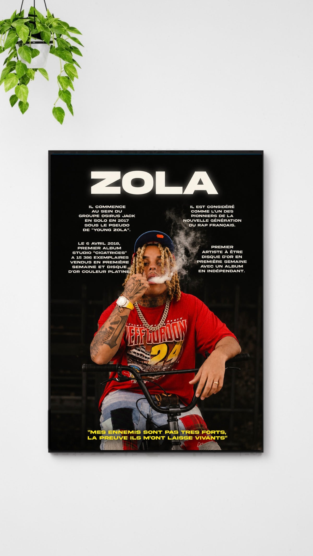 Affiche Rap - Zola