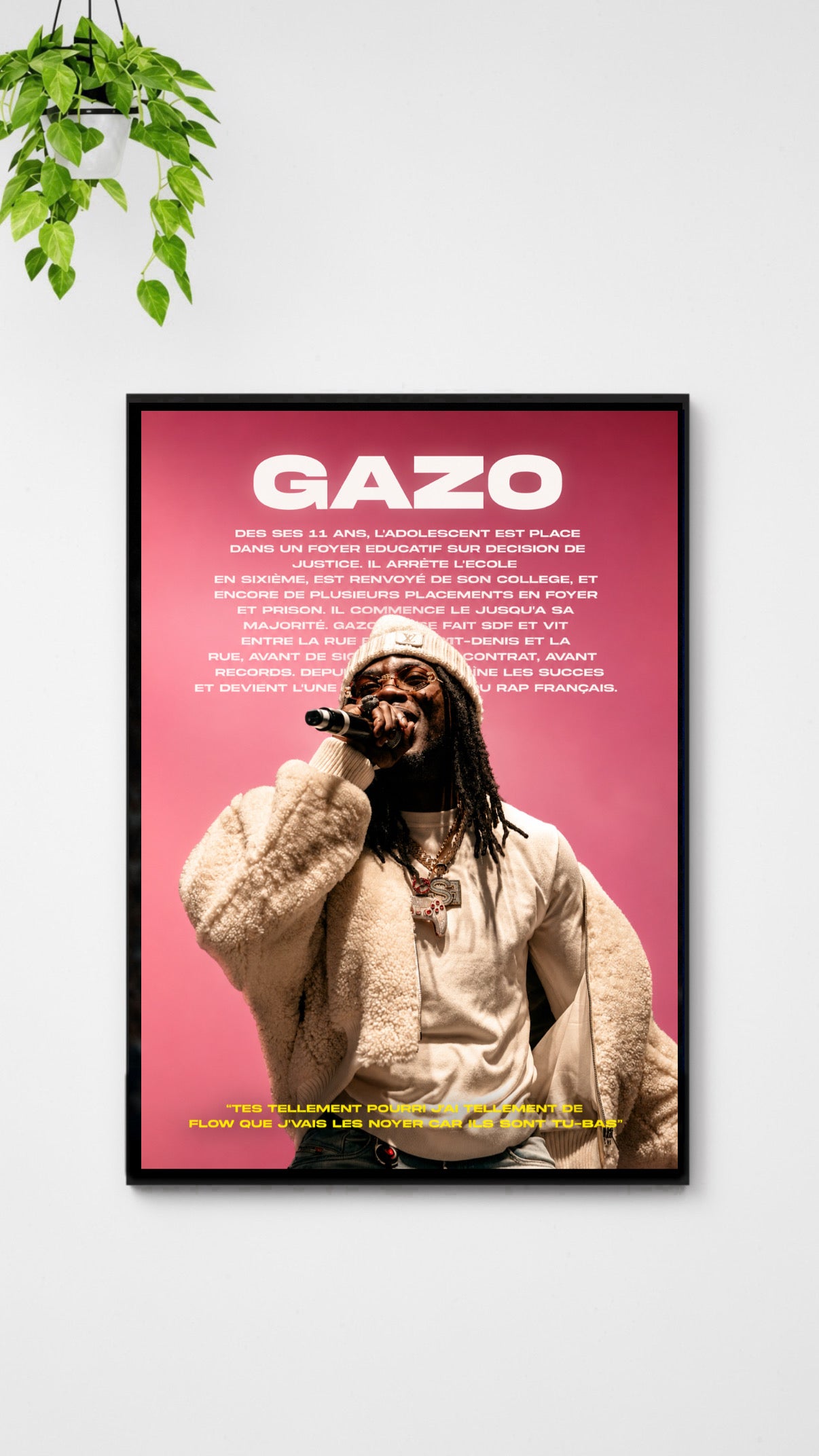 Affiche Rap - Gazo