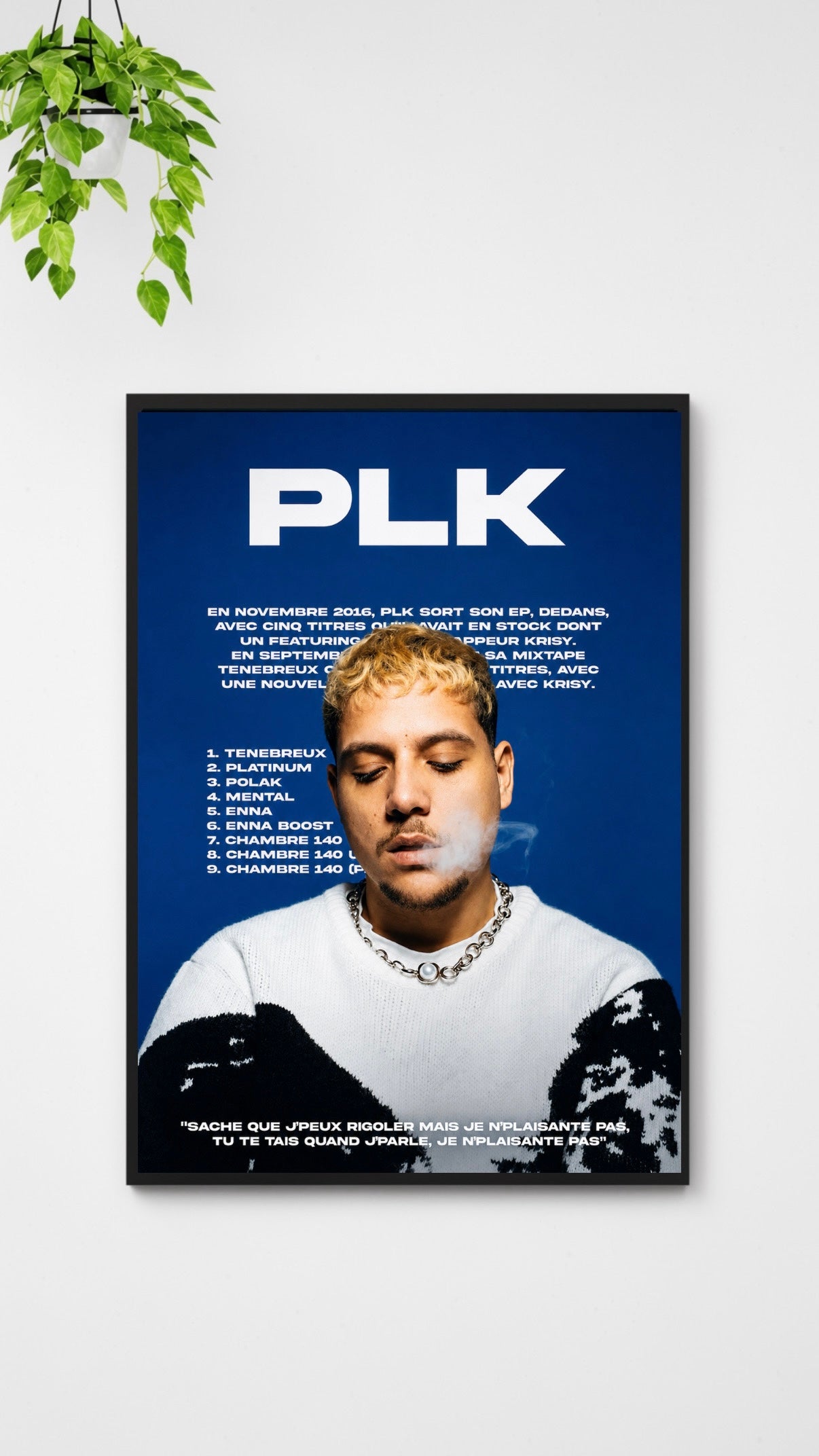 Affiche Rap - PLK