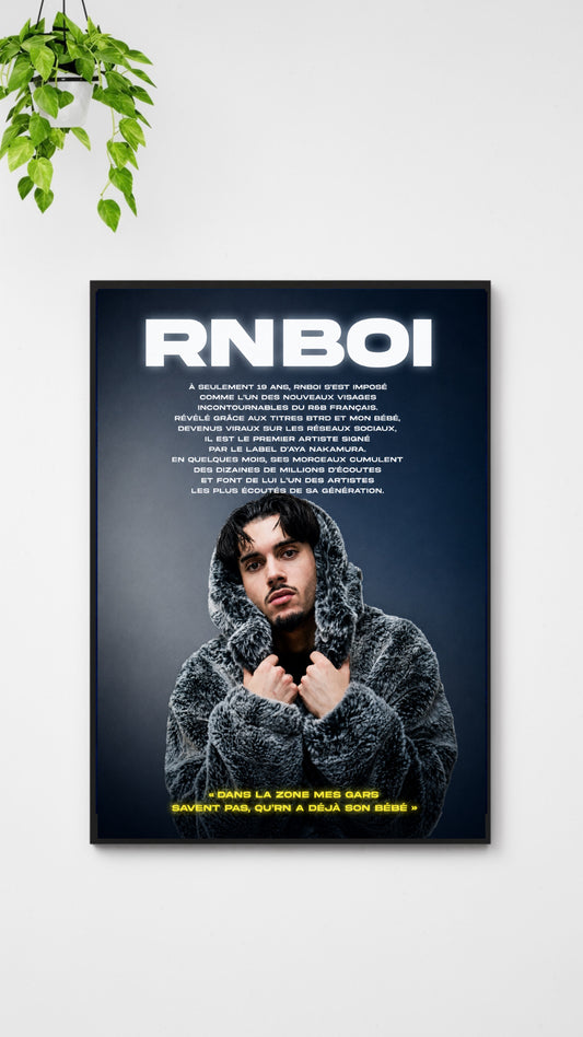 Affiche Rap - Rnboi