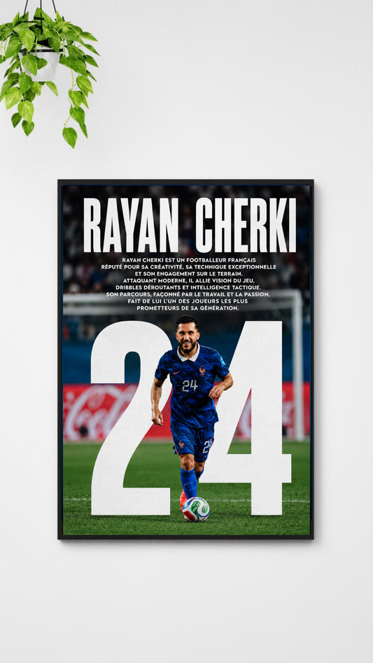 Affiche Foot - R. Cherki