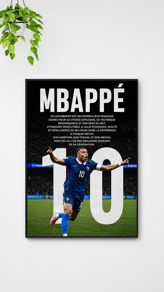 Affiche Foot - K. Mbappé